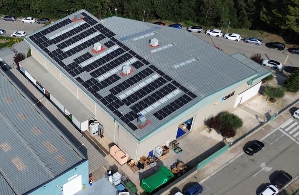 Solución fotovoltaica para cubiertas industriales